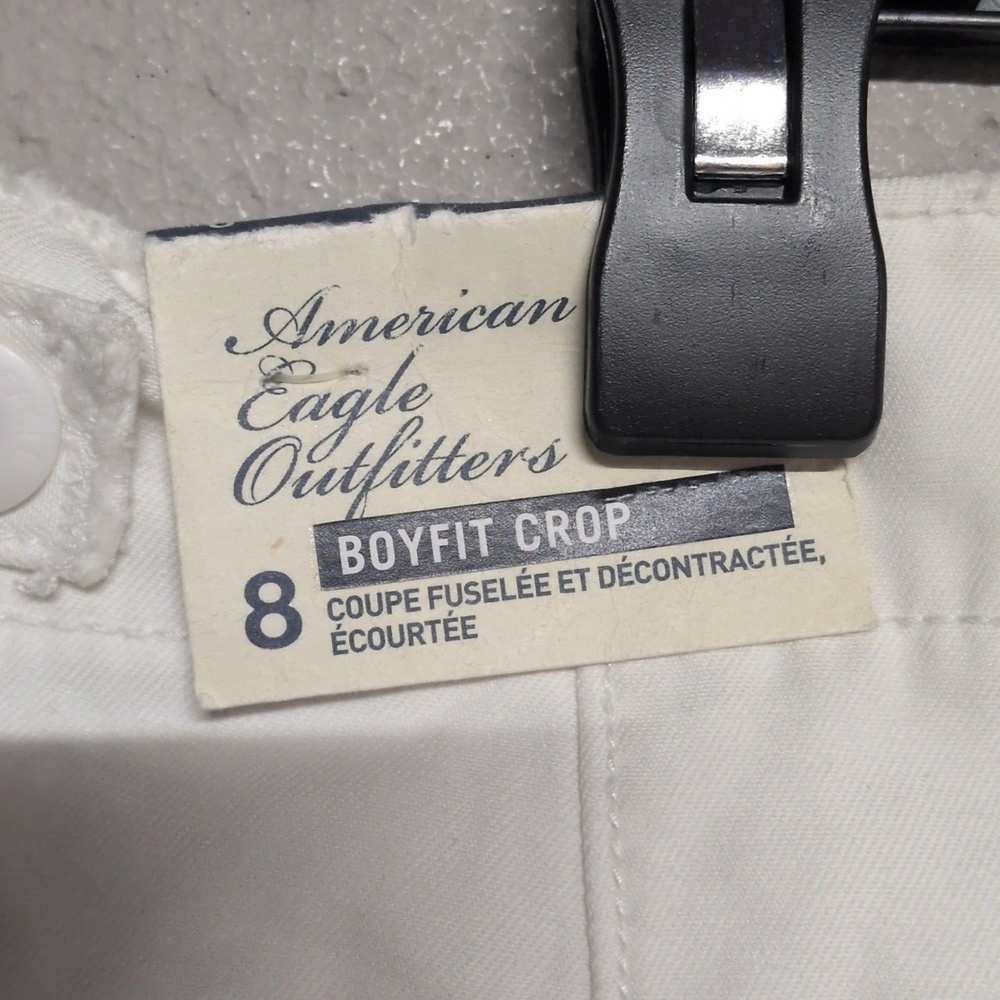 American Eagle Outfitters Women's Boyfit Crop Capri Pants, Size 8 NWT, Y2K - Picture 3 of 5